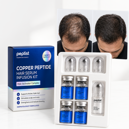 Copper Peptide Hair Serum Infusion Kit