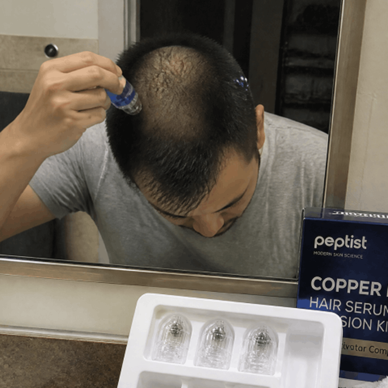 Copper Peptide Hair Serum Infusion Kit
