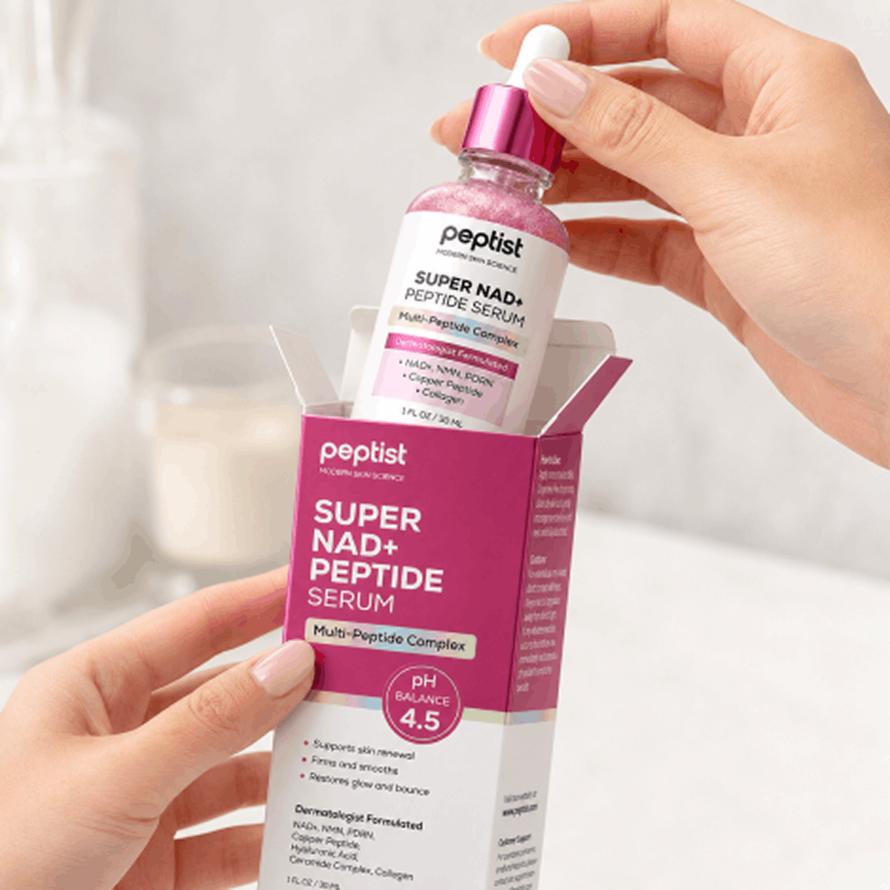Super NAD+ Peptide Serum